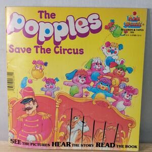 VINTAGE BOOK The Popples Save The Circus 1986 (paperback) NO AUDIO, BOOK ONLY